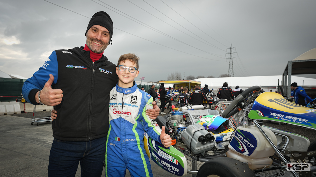 Pole position in OK-N Junior for Viapiana