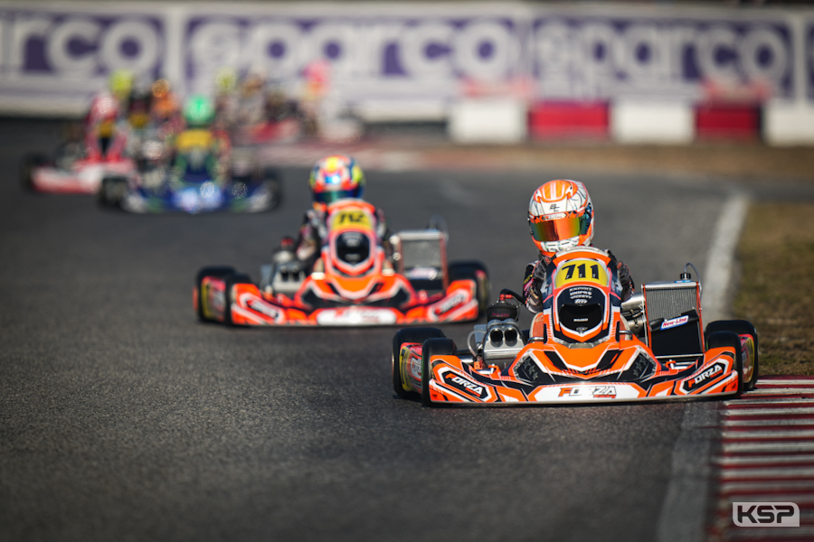 Cosma Cristofor confirms his speed in the OK-N Junior Prefinal