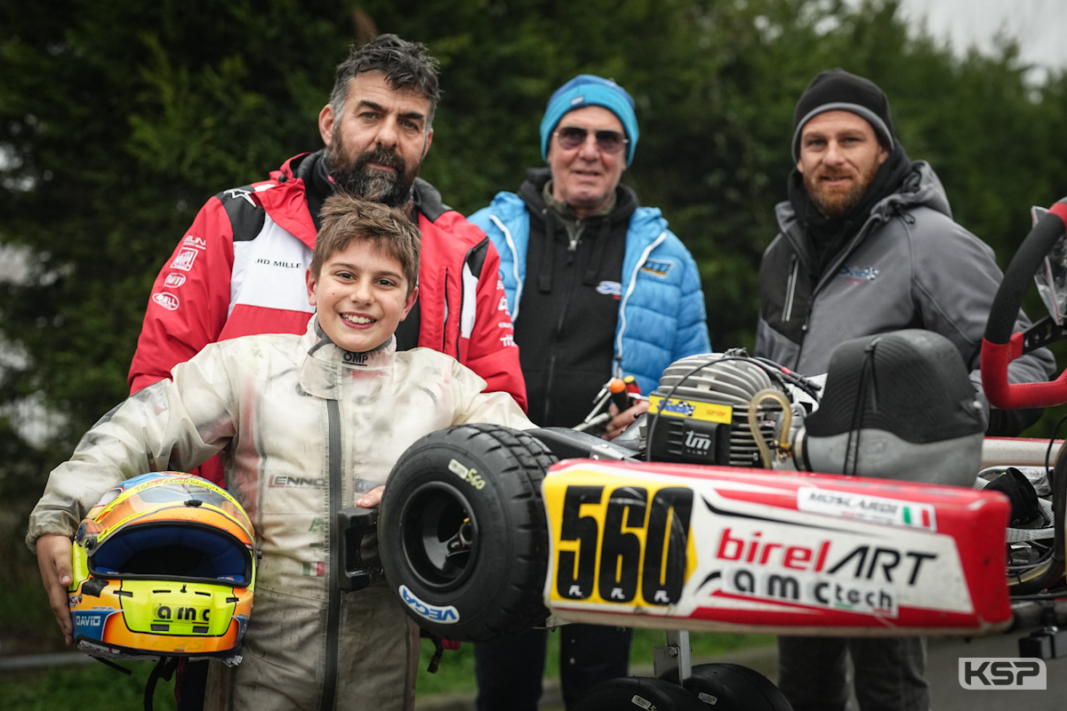 Pole position for Moscardi in the U10s