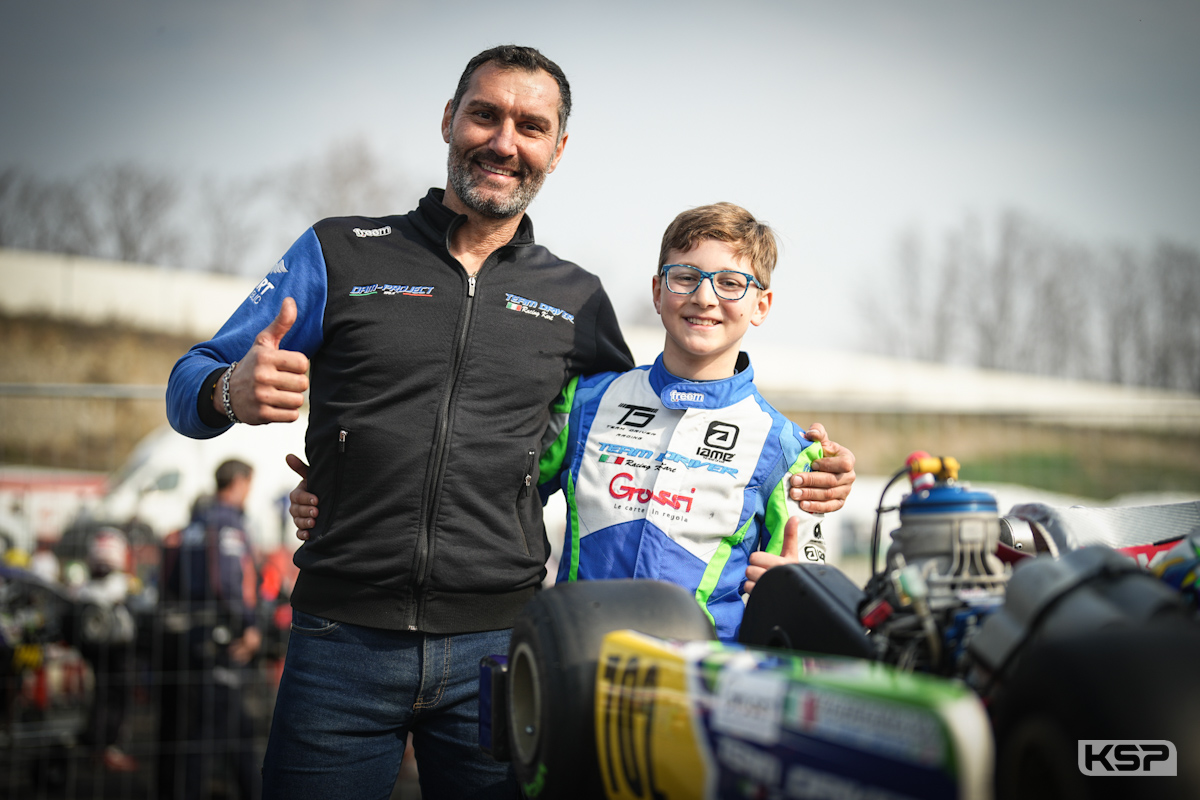 Viapiana sets the fastest OK-N Junior time at Franciacorta