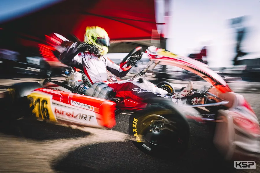 Birel ART compétitif à Valencia avec les nouveaux pneus Maxxis