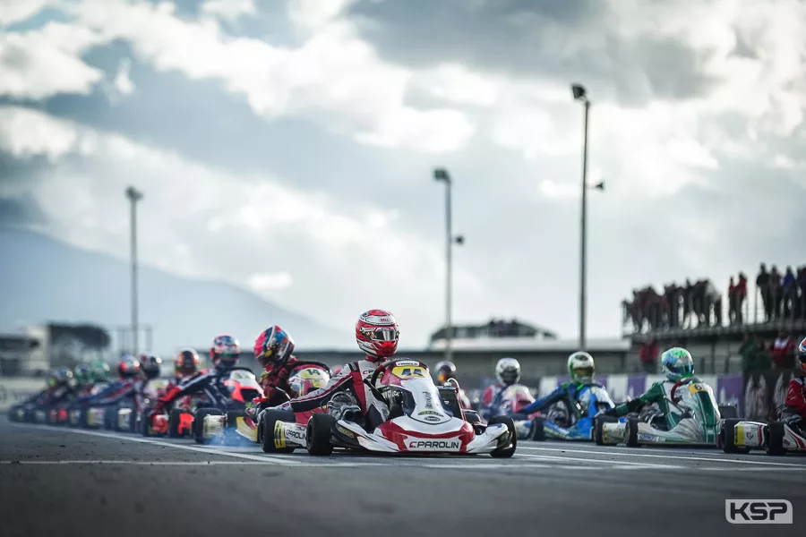 Orlov confirms his form in the KZ2 heats at Sarno