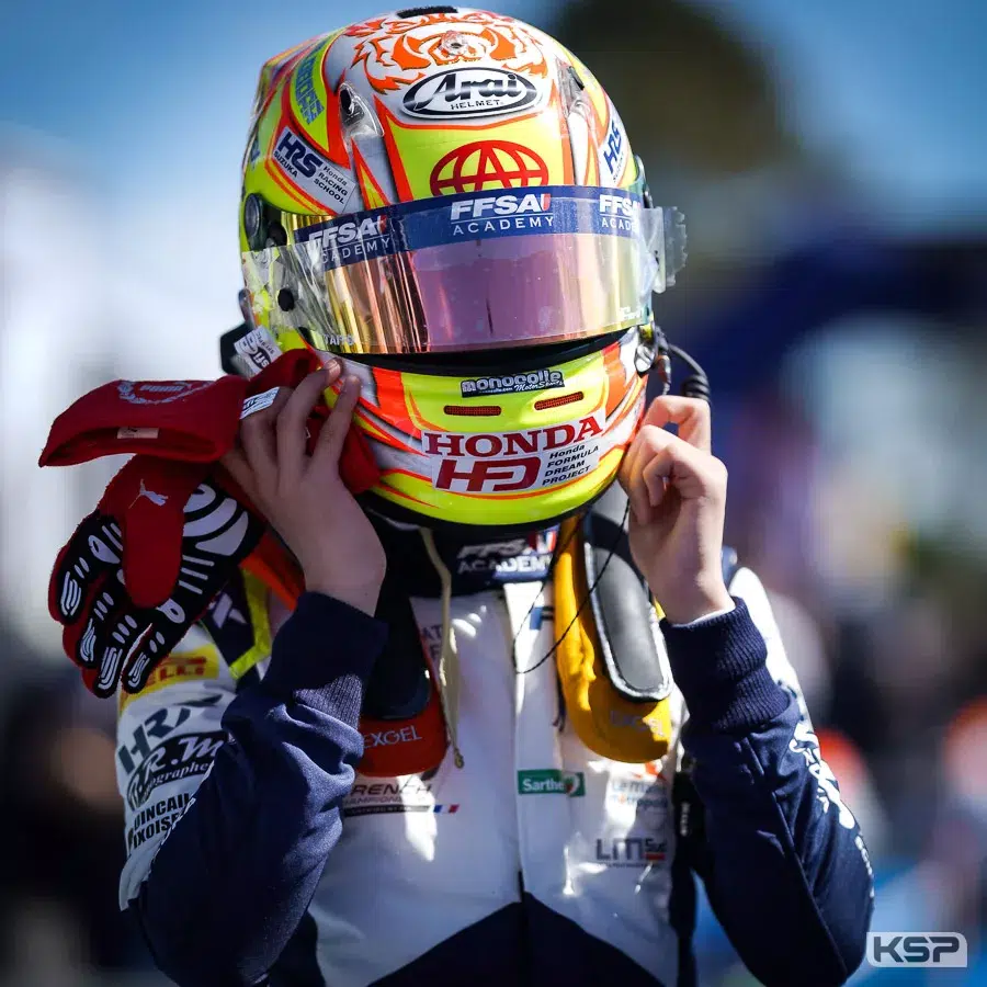 A double podium for Taito Kato in the F4 Academy at Nogaro