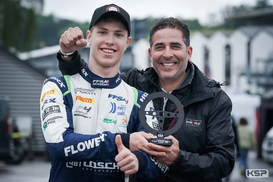 A Spa Francorchamps, Chester Kieffer remporte une deuxième victoire en F4