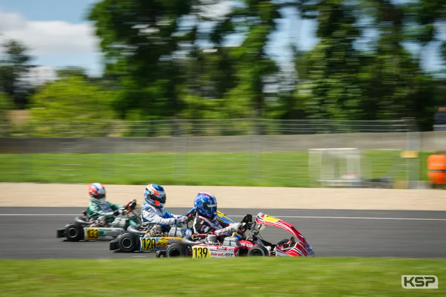 Victoire de Bondier lors de la préfinale KZ2 Master à Carole