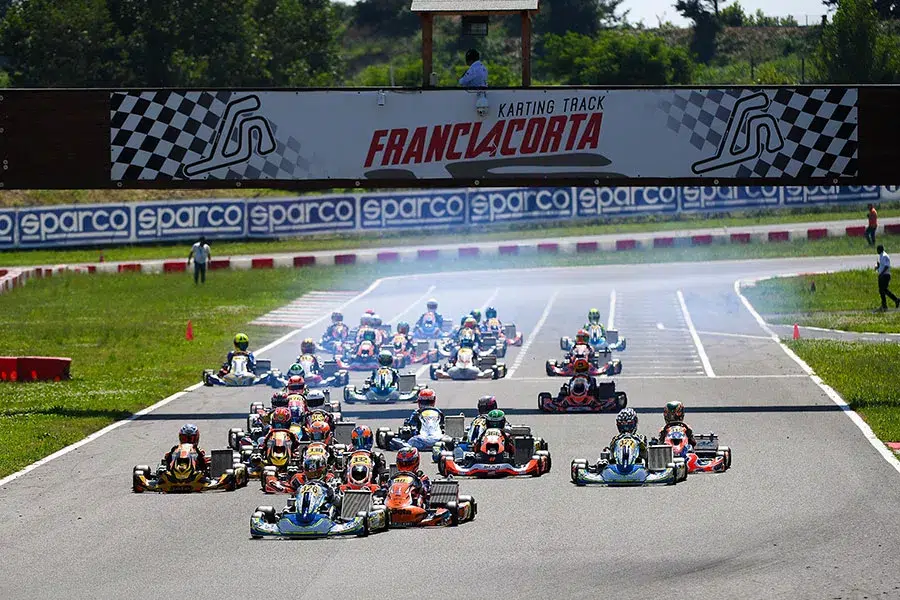 Feu vert à la WSK Euro Series pour le spectacle de Franciacorta