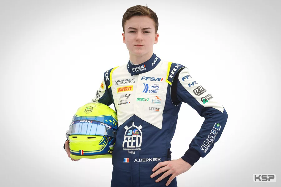 F4 Academy: First pole position for Augustin Bernier