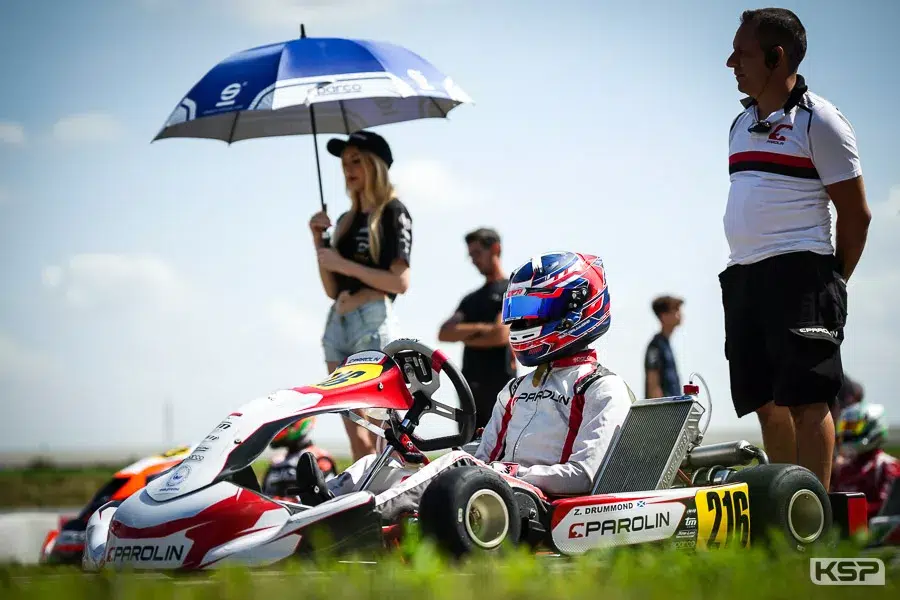 Franciacorta: Drummond 3rd in the OK Championship on the opening round of the WSK Euro Series