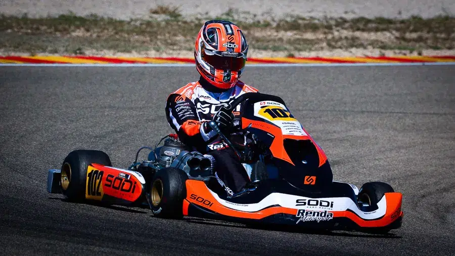 Abbasse sur un Sodi en KZ2 Masters