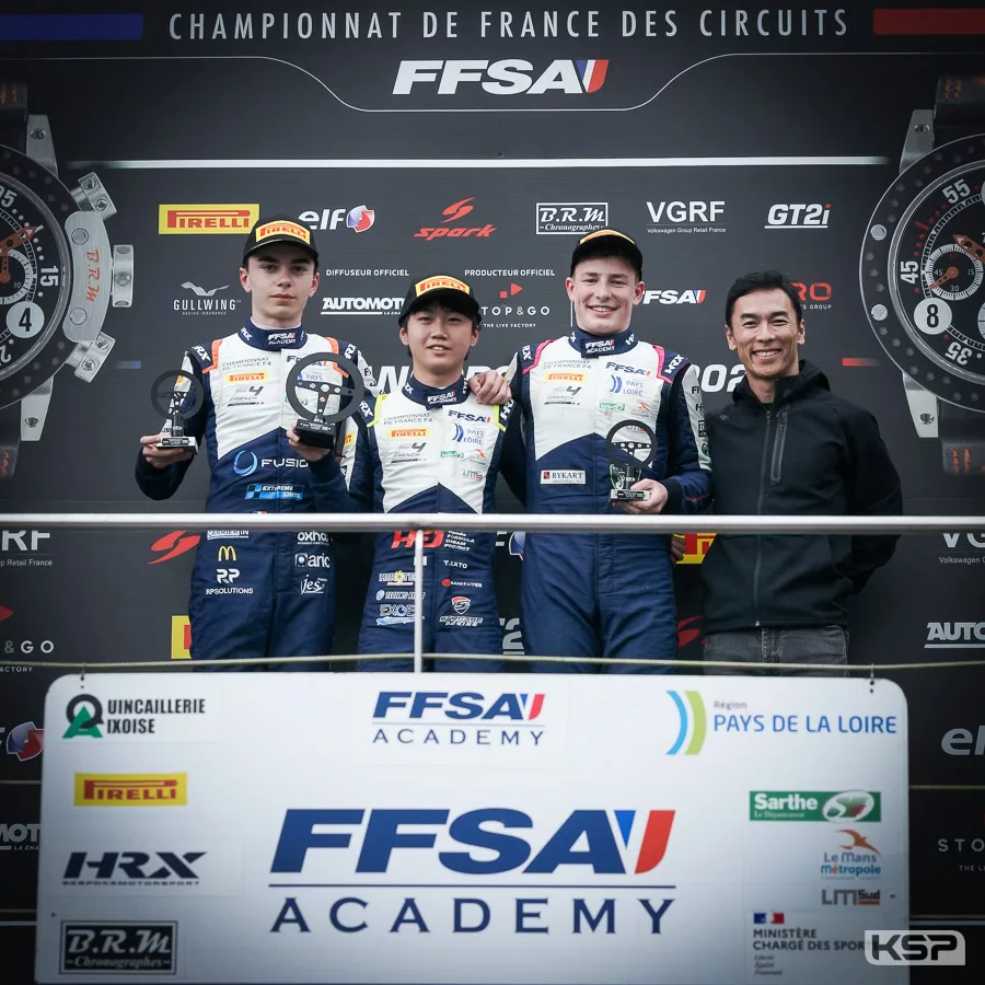 Taito Kato prend un abonnement avec le podium en F4