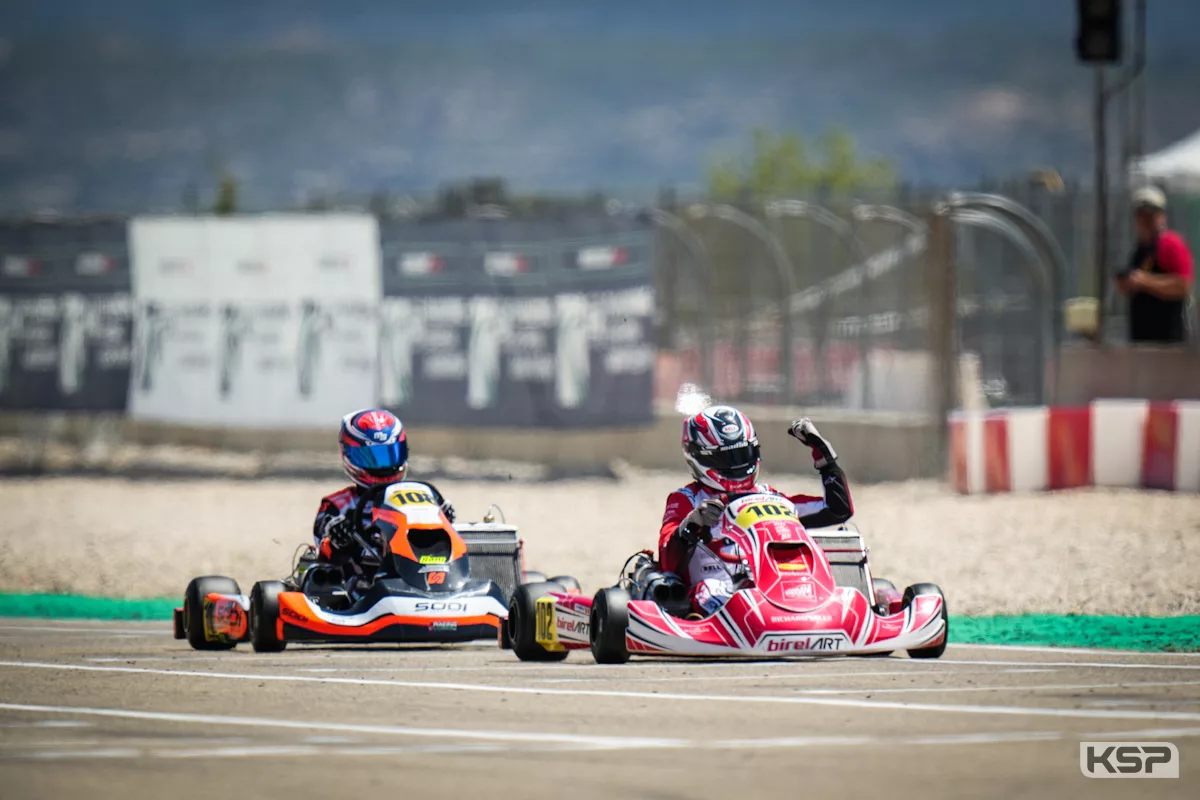 Victoire finale de Vasile devant Spirgel en KZ2